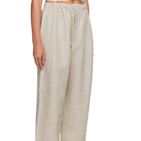 Baserange Beige Lane Lounge Pants Size Small NWT! - Picture 1 of 12